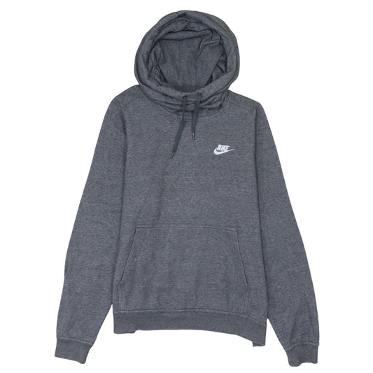 Nike Men's Grey Pullover Hoodie Size M Fleece Regular Fit