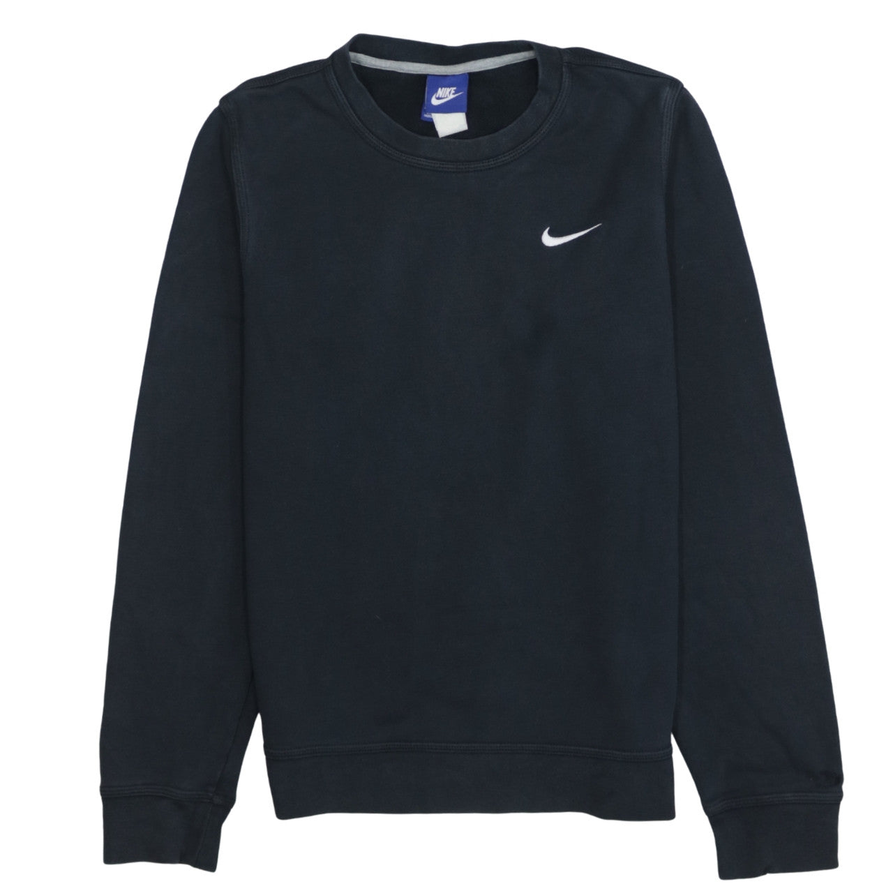 Nike Men's Black Small Crew Neck Pullover Sweatshirt