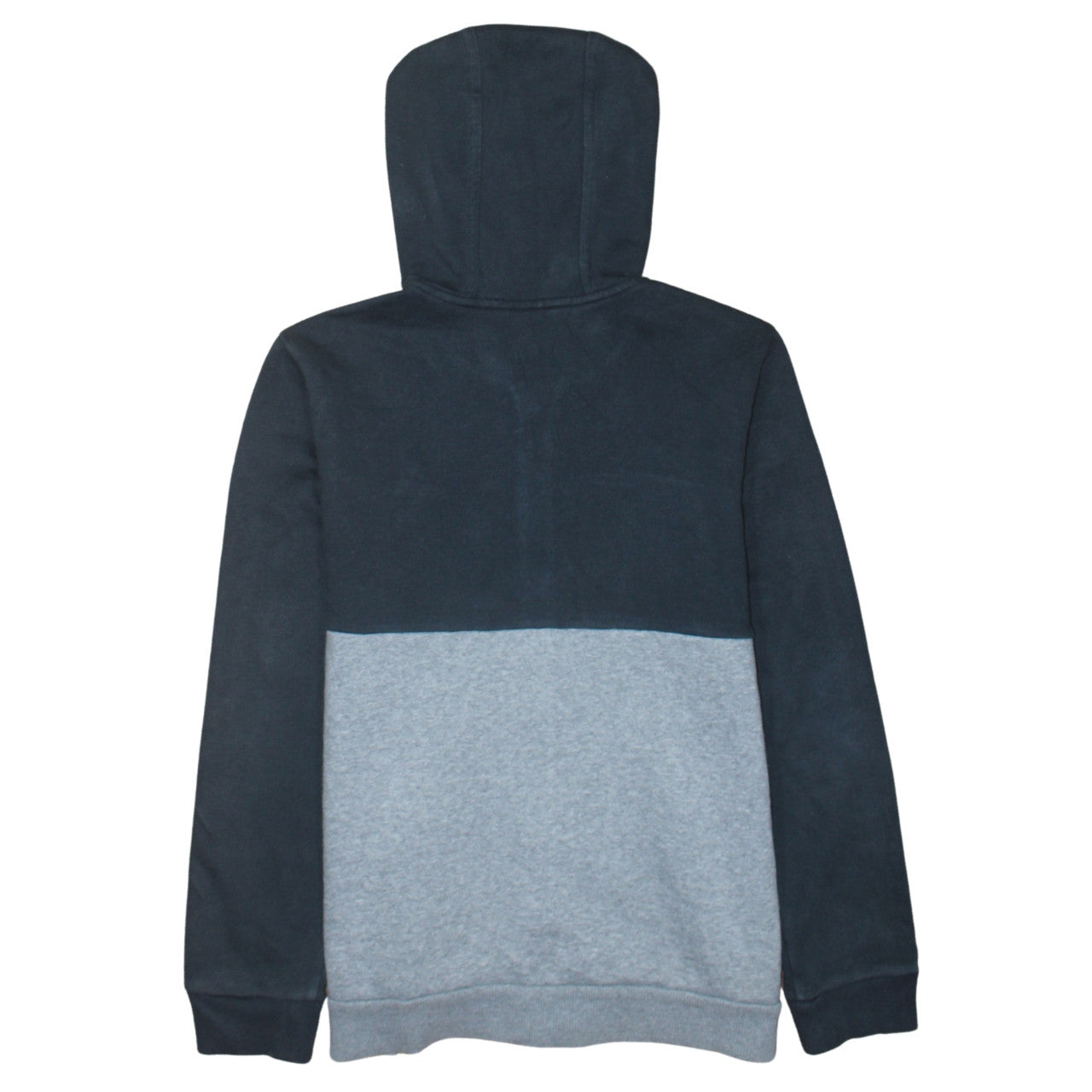 Adidas Boys Grey & Black Full Zip Hoodie Size 13-14 Years Classic Sportswear