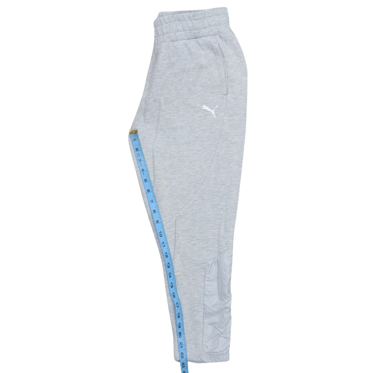 Puma Women Grey Jogger Trousers Size 12 Elastic Waist