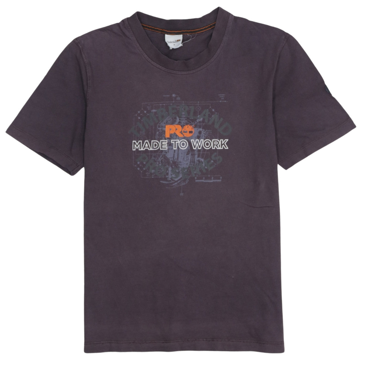 Timberland PRO Men's Black Graphic Crew Neck Cotton T-Shirt M