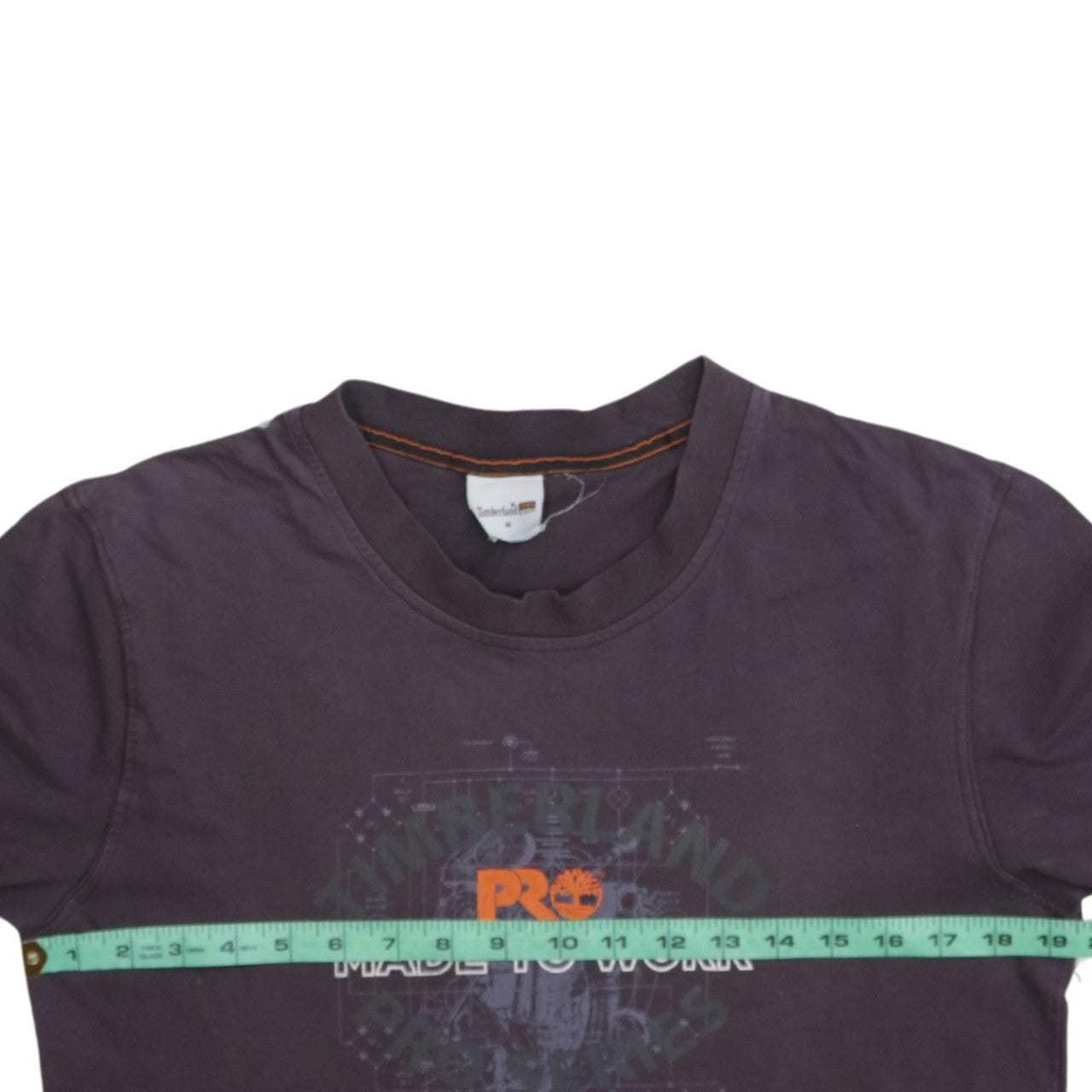 Timberland PRO Men's Black Graphic Crew Neck Cotton T-Shirt M
