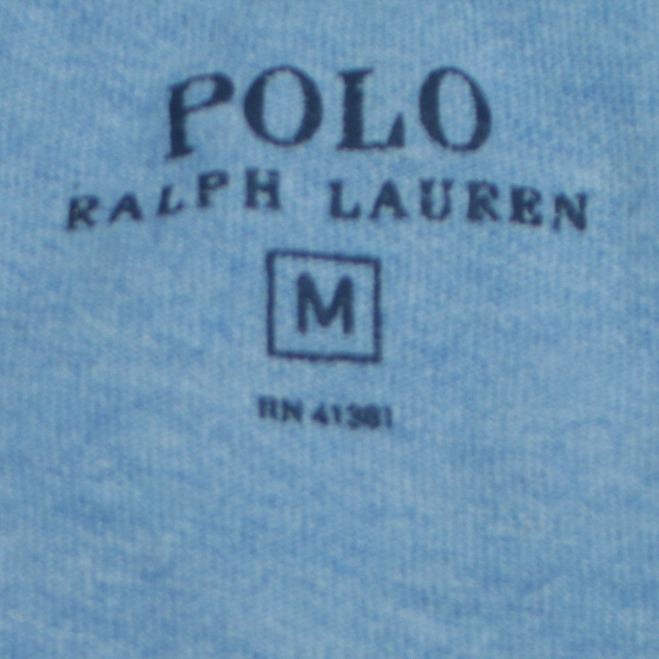 Ralph Lauren Men’s Blue Cotton Crew Neck Short Sleeve T-Shirt M