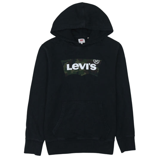 Levi's Men's Black Camouflage Logo Pullover Hoodie Size S