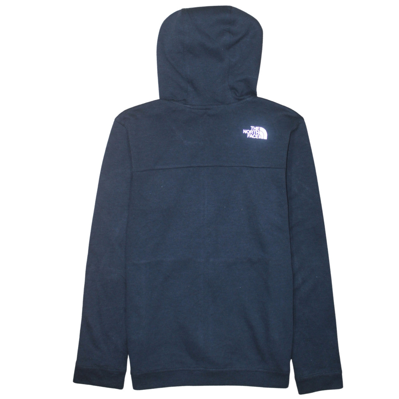 The North Face Boys Navy Full Zip Hoodie XL Cotton Blend Casual