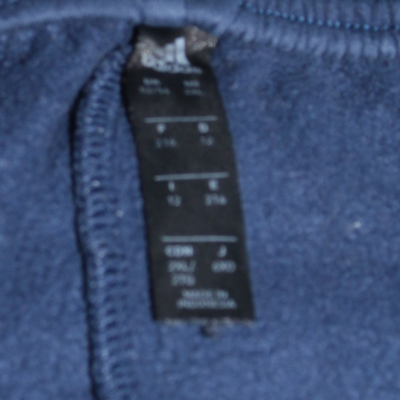 Adidas Men's Blue Jogger Sweatpants L Regular Fit Tapered Legs