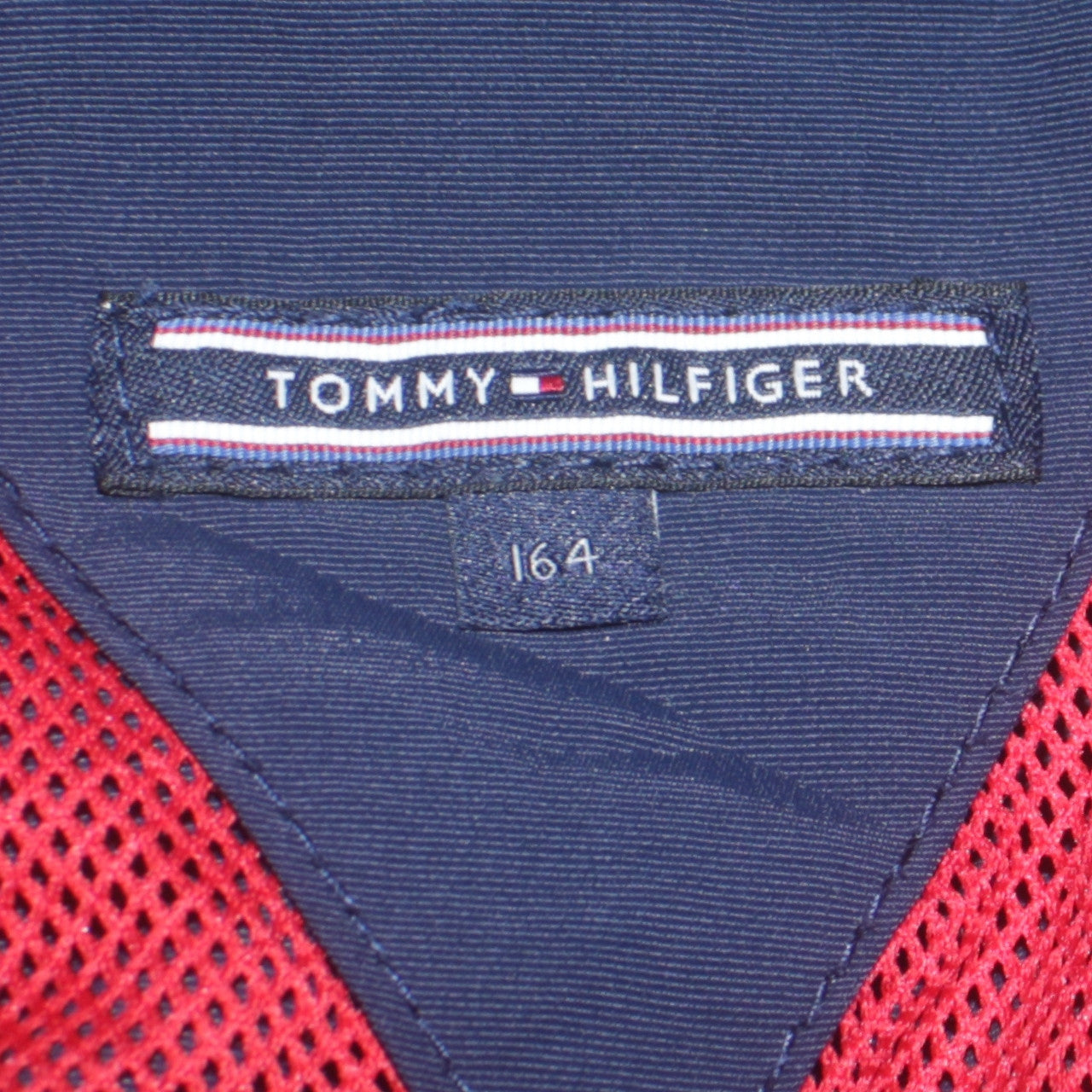 Tommy Hilfiger Boys Blue Hooded Windbreaker Jacket Size 14 Years