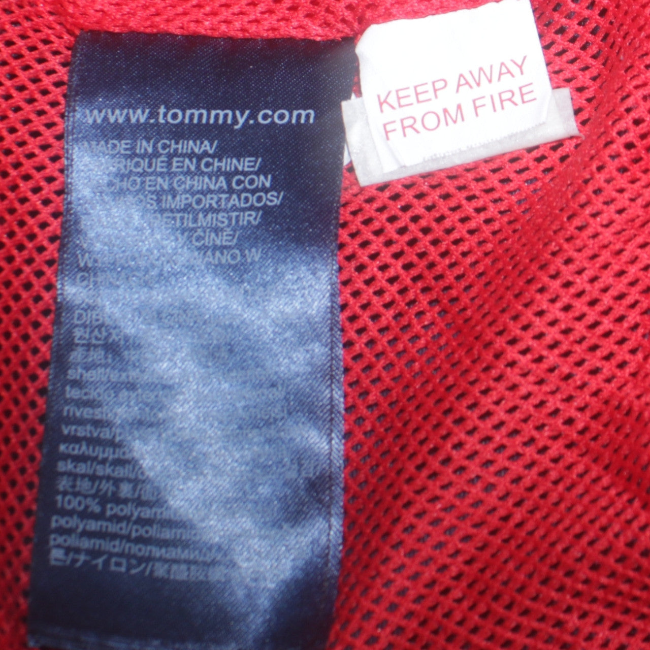 Tommy Hilfiger Boys Blue Hooded Windbreaker Jacket Size 14 Years