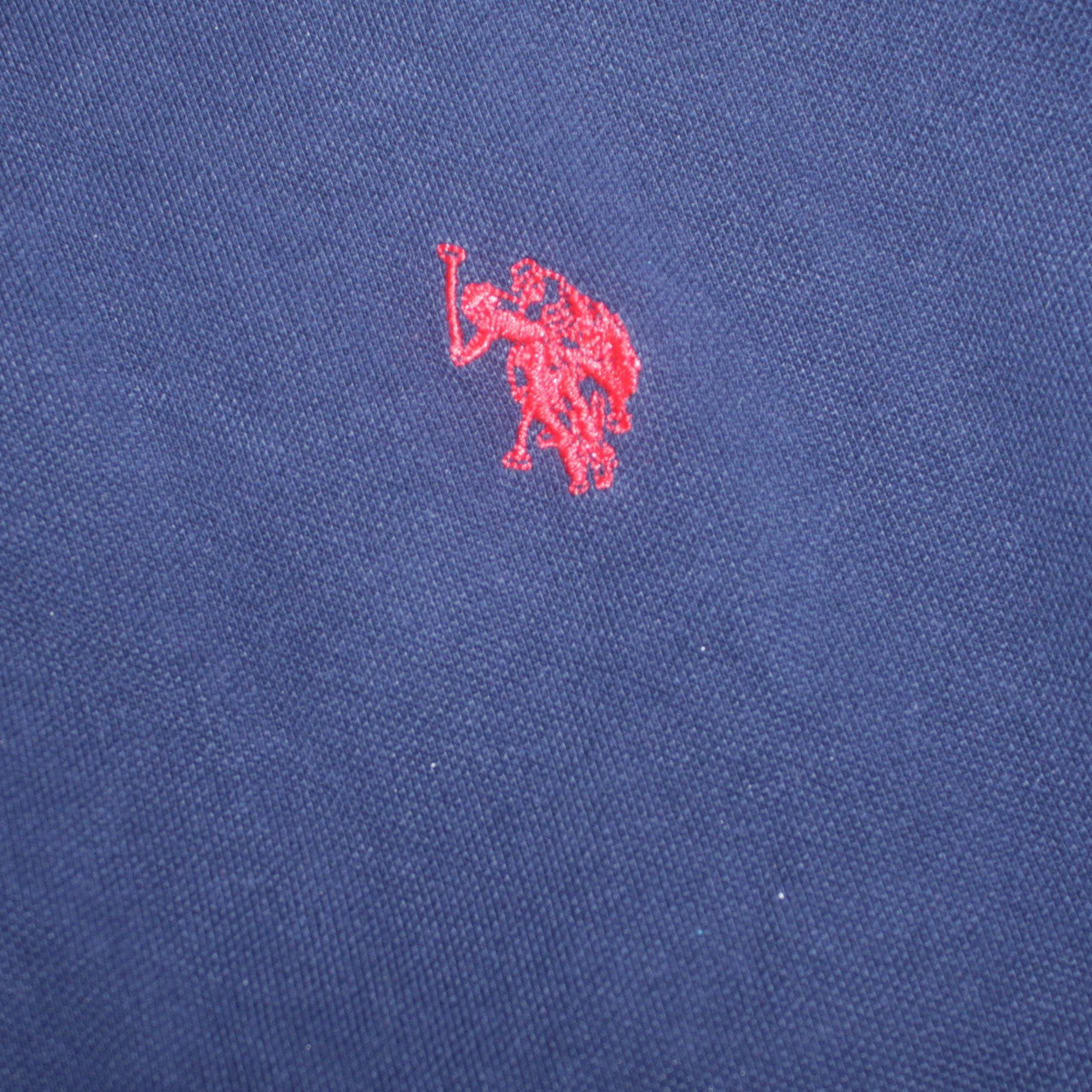 U.S. Polo Assn. Men's Blue Regular Fit Cotton Polo Shirt L