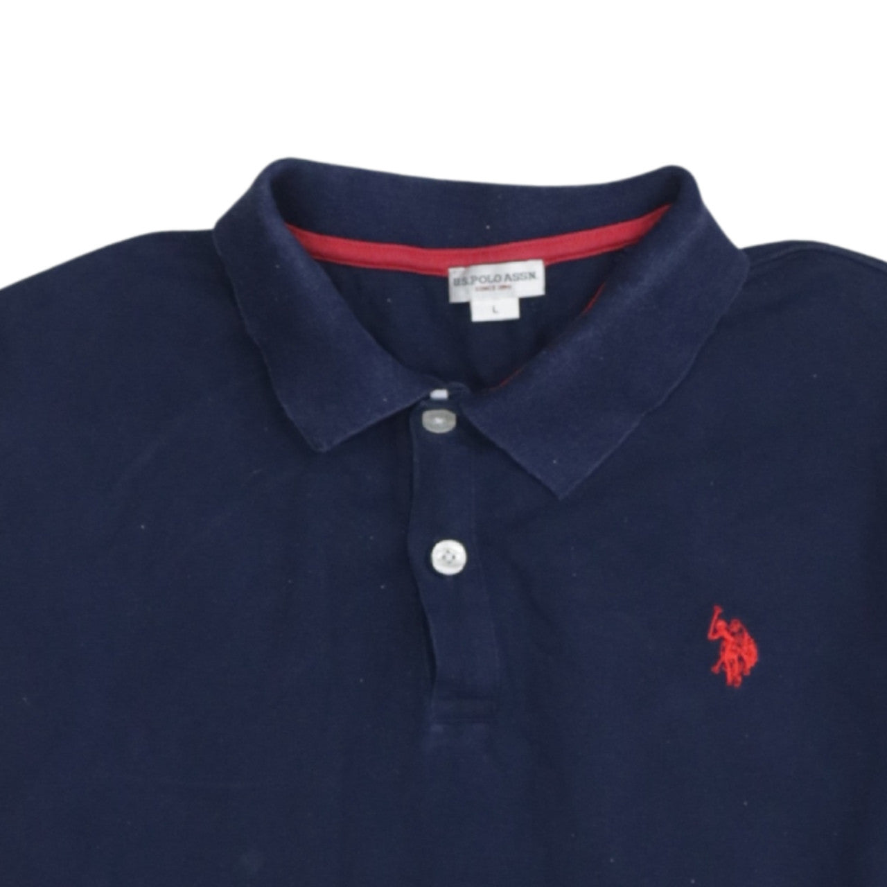 U.S. Polo Assn. Men's Blue Regular Fit Cotton Polo Shirt L