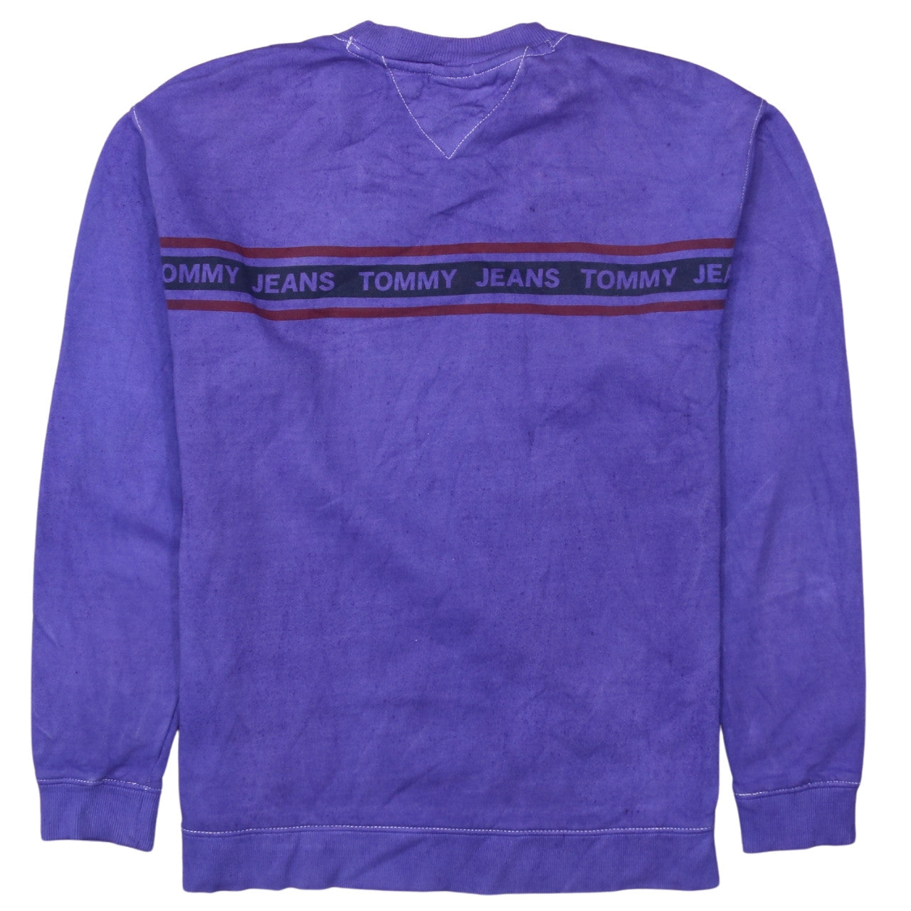 Tommy Jeans Men's Purple Logo Crew Neck Sweatshirt Size M