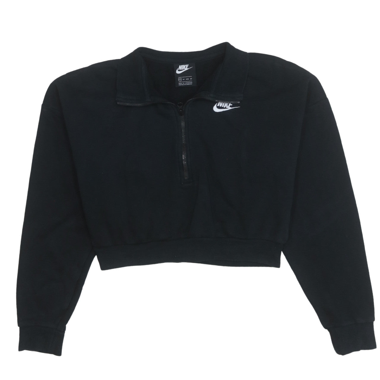 Nike Women's Black XS 1/2 Zip Pullover Sweatshirt
