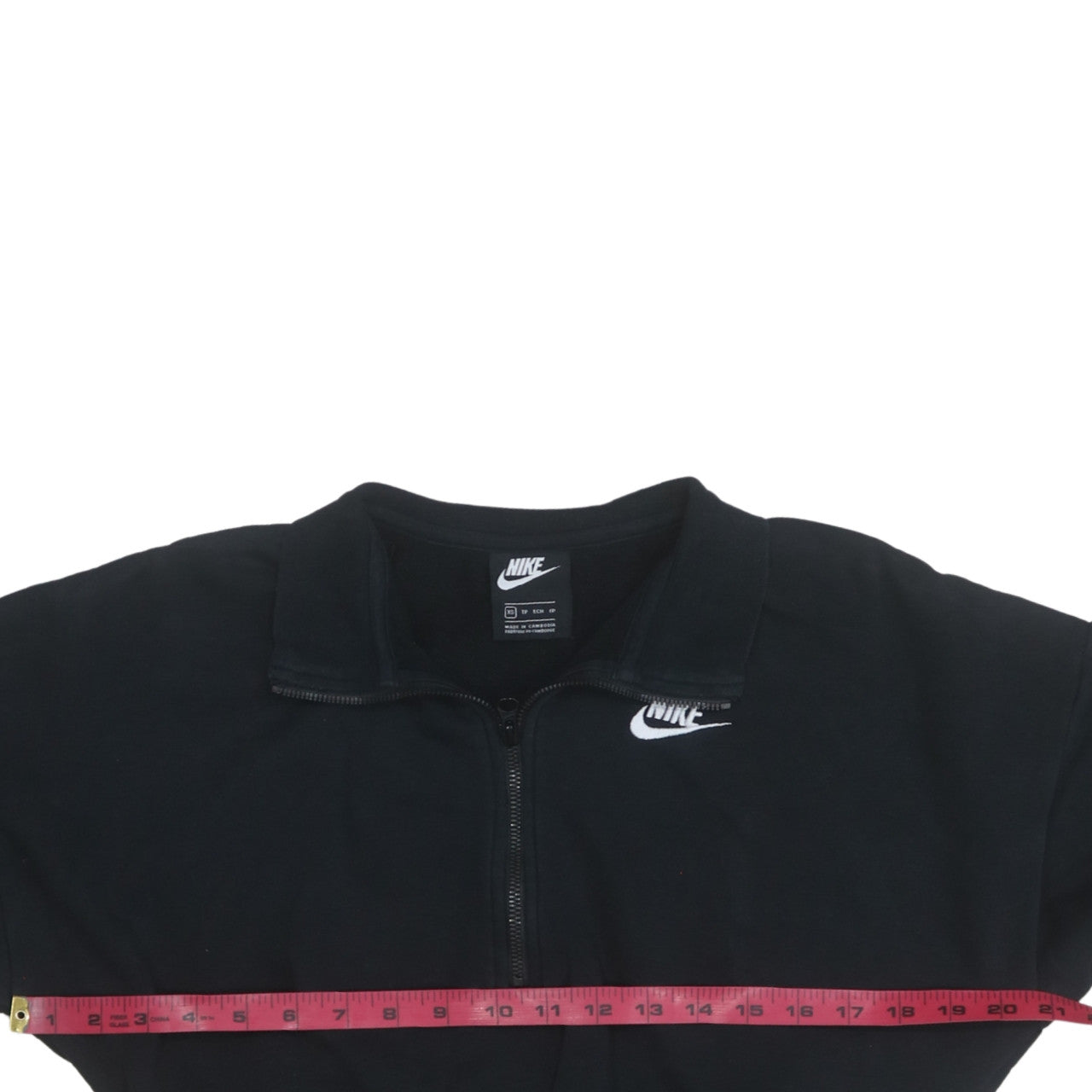Nike Women's Black XS 1/2 Zip Pullover Sweatshirt