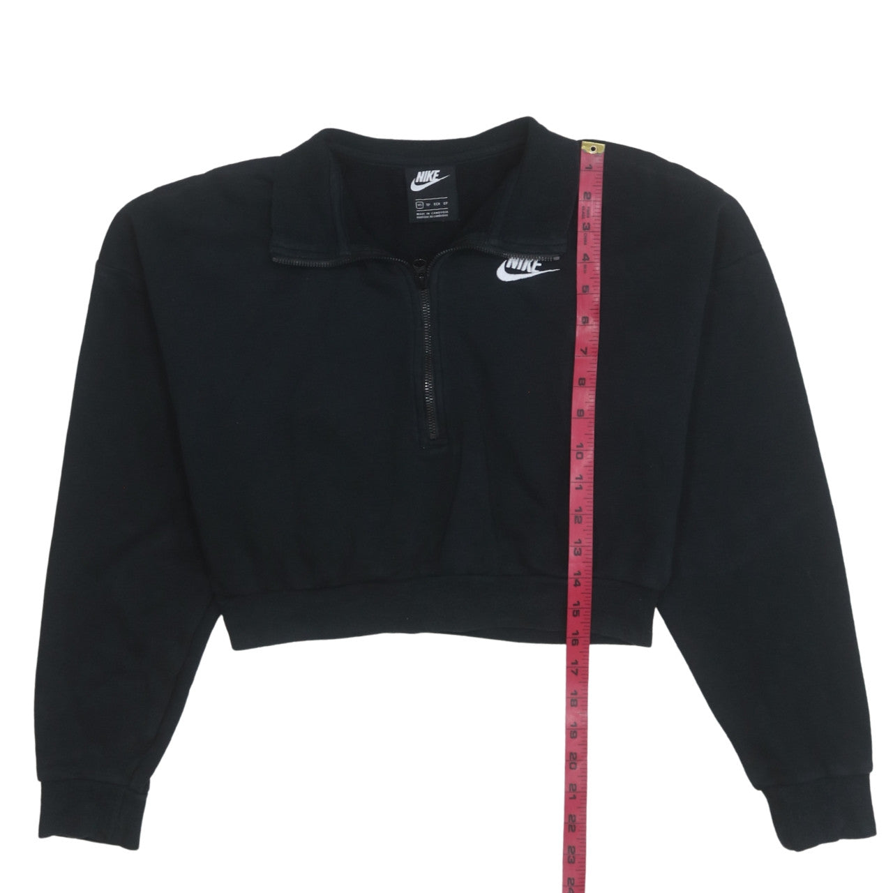 Nike Women's Black XS 1/2 Zip Pullover Sweatshirt