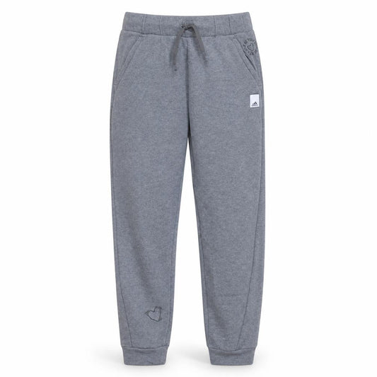 Adidas Womens Grey Cotton Blend Drawstring Sweatpants S