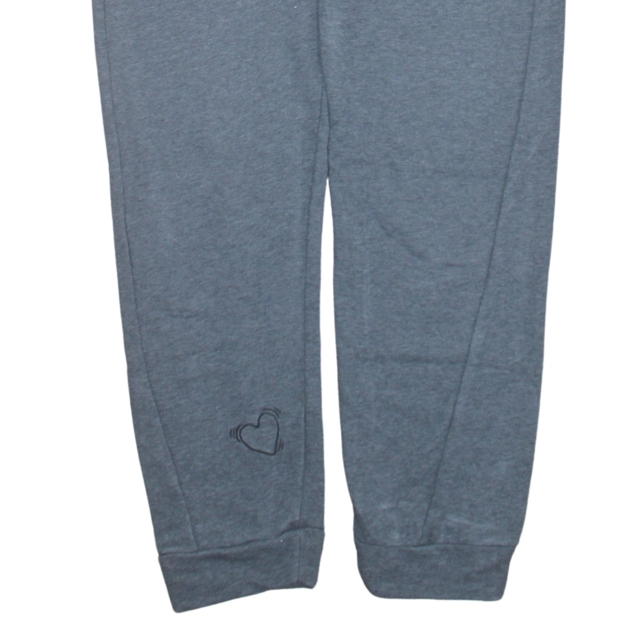 Adidas Womens Grey Cotton Blend Drawstring Sweatpants S