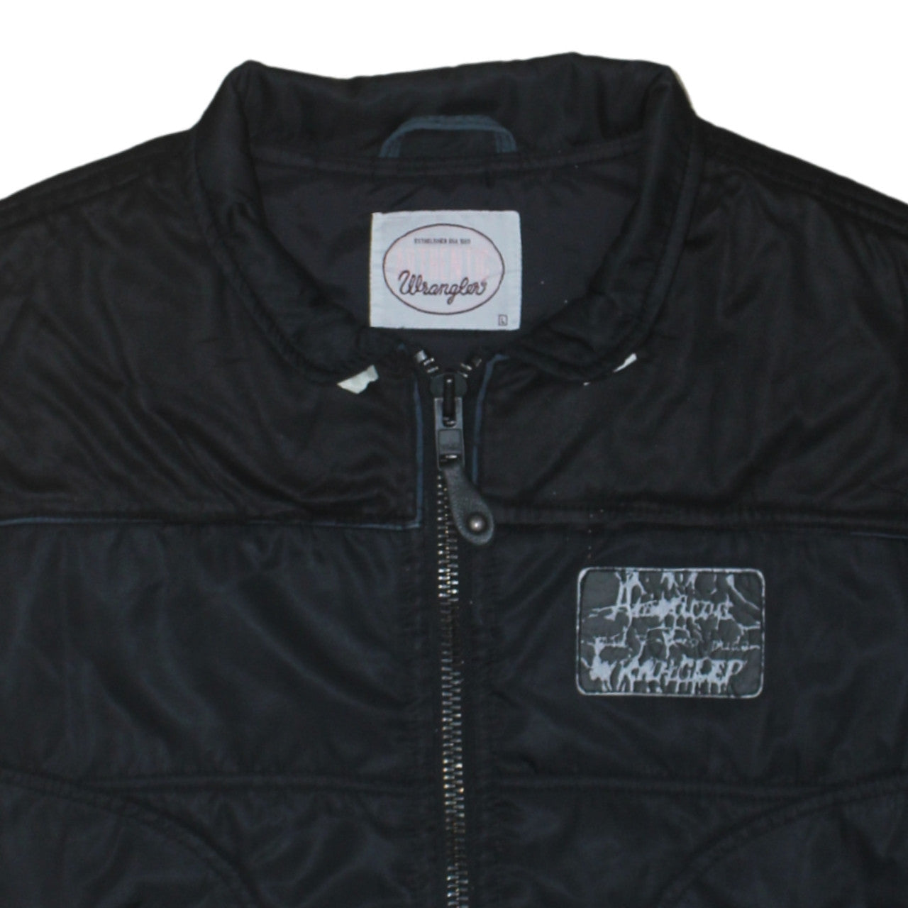 Wrangler Men's Black L Padded Waistcoat Bodywarmer Vest