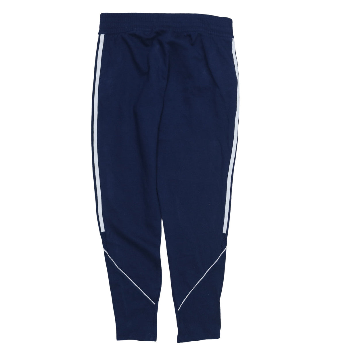 adidas Womens Blue Jogger Trousers Size M Elastic Waist Fleece
