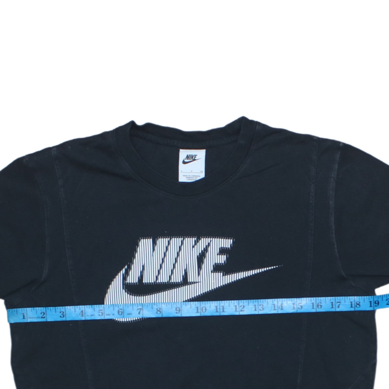 Nike Men’s Black Short Sleeve Sports Logo T-Shirt Size S