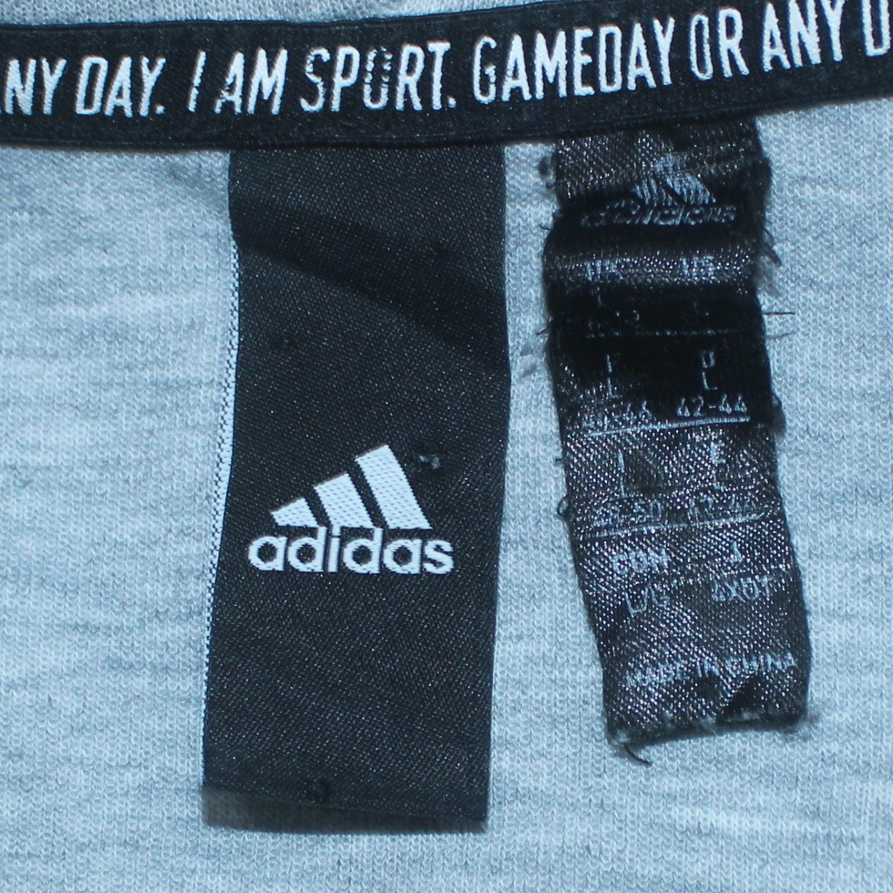 Adidas Womens Grey Full Zip Hoodie Size S Classic Hooded Sweatshirt