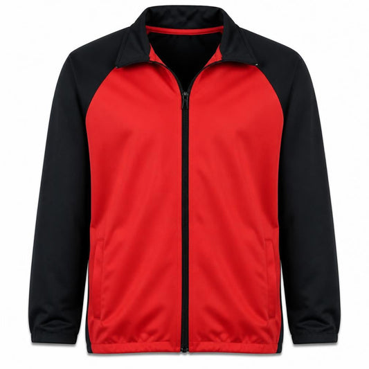 Adidas Boys Red & Black Full Zip Sweatshirt 13-14 Years Regular Fit
