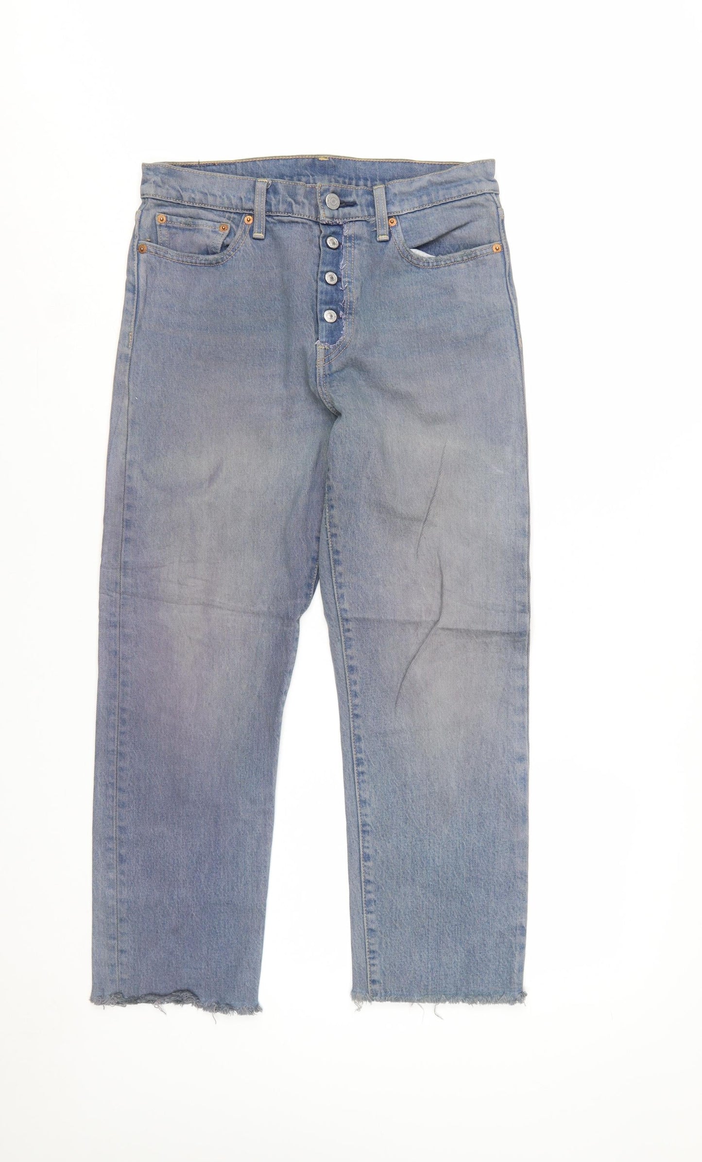 Levi's Women's Blue Straight Leg High Rise Jeans Size 29