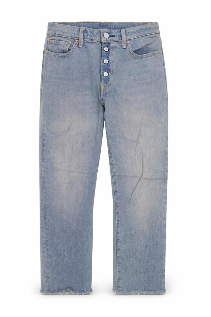 Levi's Women's Blue Straight Leg High Rise Jeans Size 29
