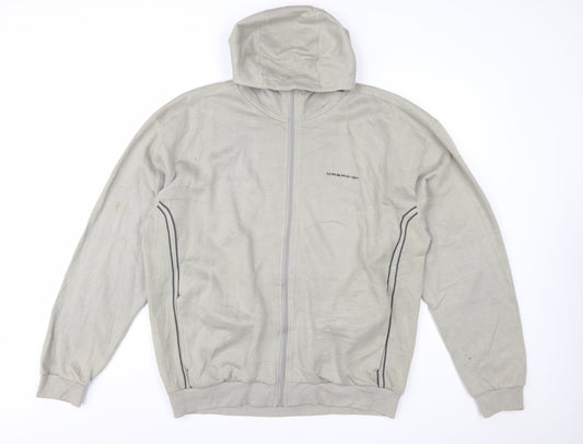 Umbro Men’s Grey Full Zip Hoodie XL Regular Fit Sportswear