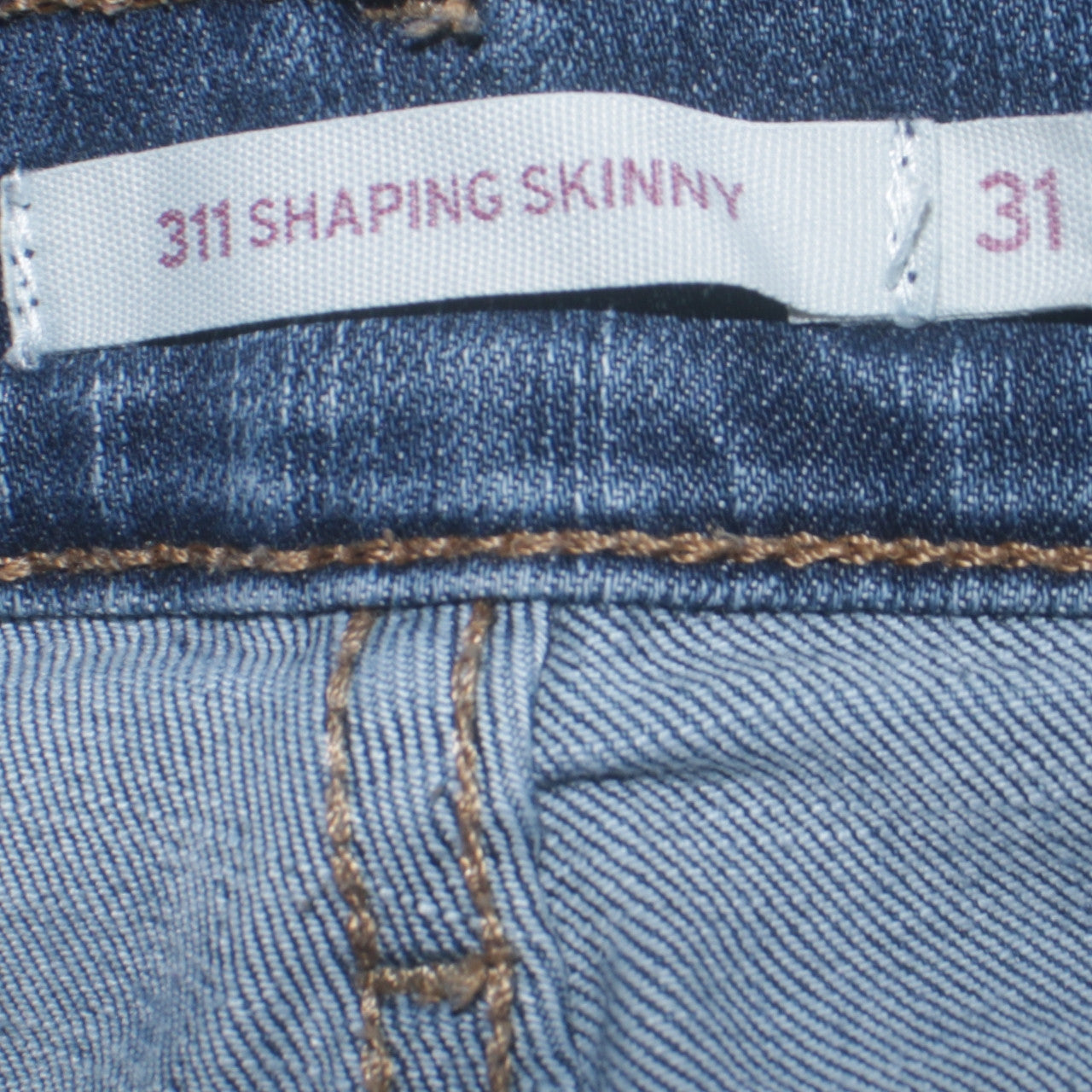 Levi's Women's Blue 311 Shaping Skinny Jeans Size 31 Slim Fit