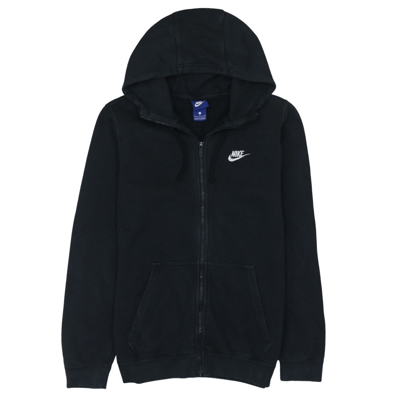 Nike Men's Black Full Zip Hoodie Size S Regular Fit