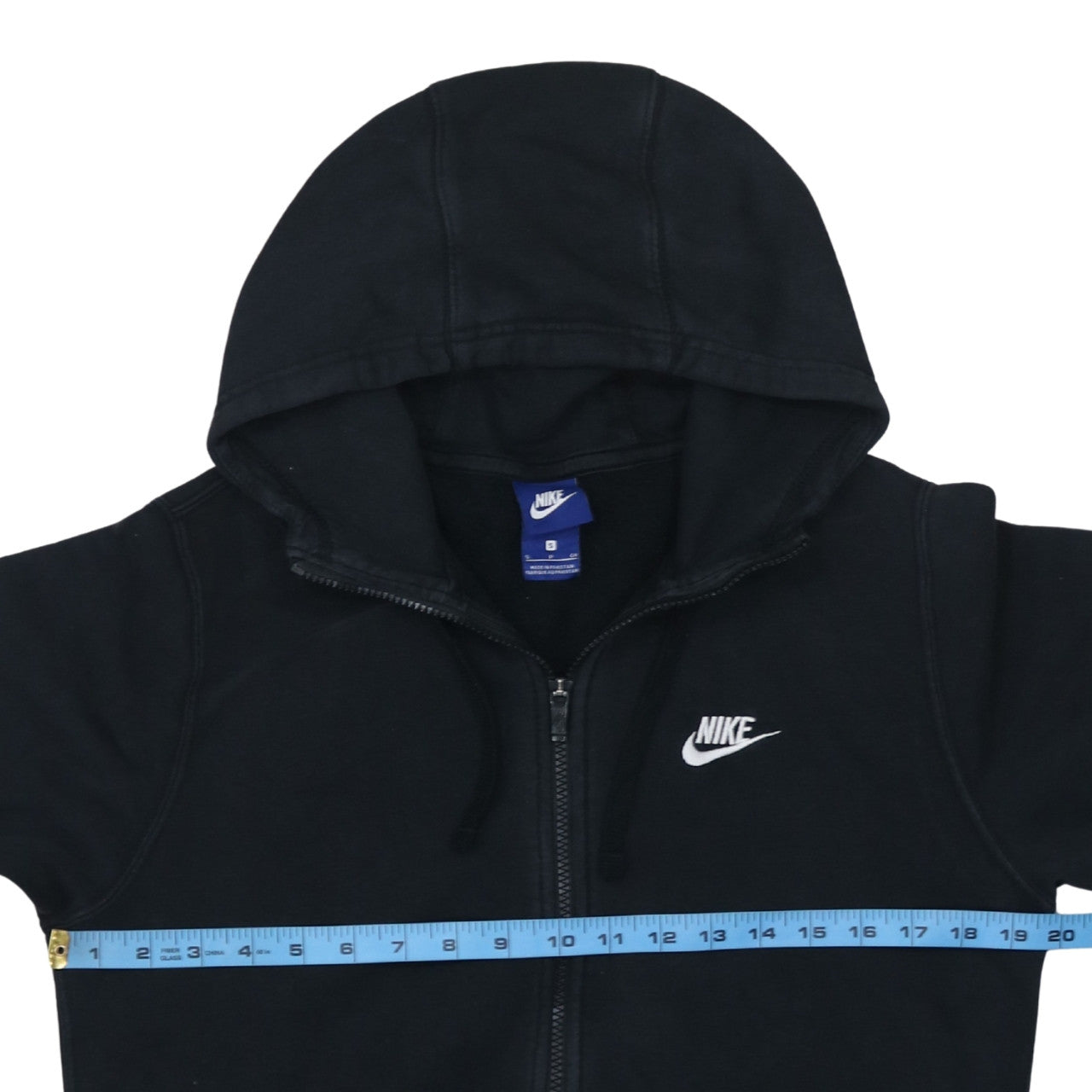 Nike Men's Black Full Zip Hoodie Size S Regular Fit