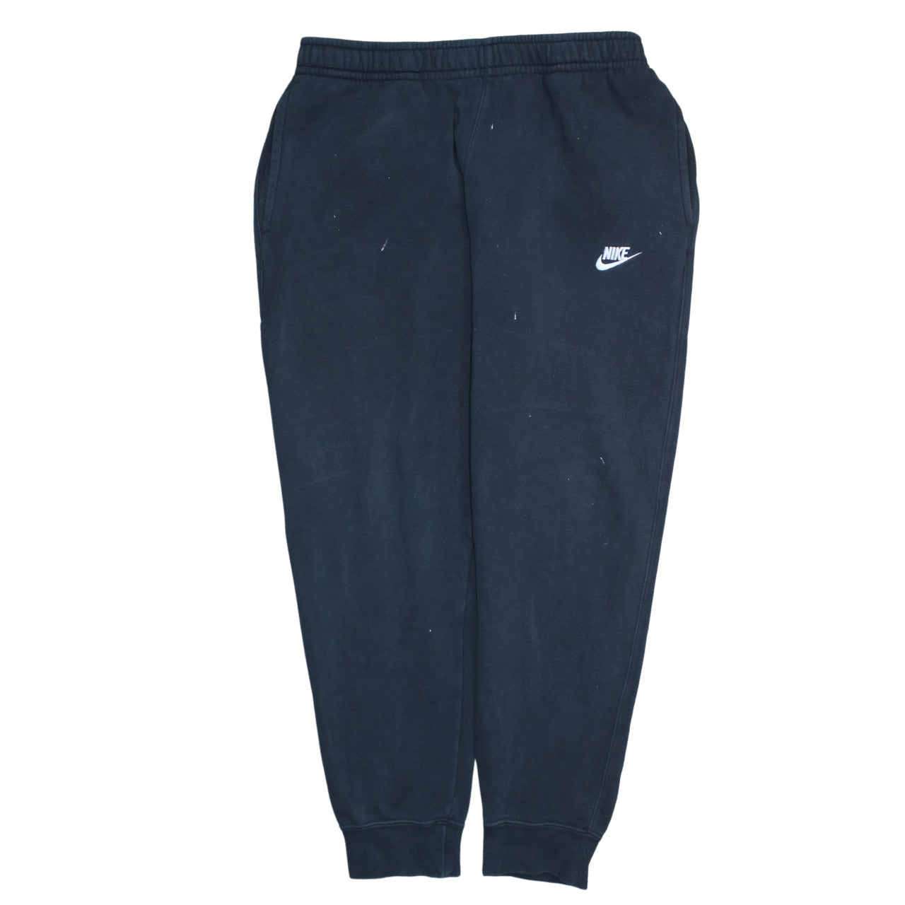 Nike Men's Black Fleece Jogger Sweatpants L Regular Fit
