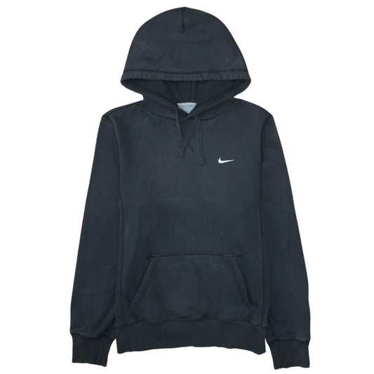 Nike Men's Black Pullover Hoodie S Logo Fleece Sweatshirt