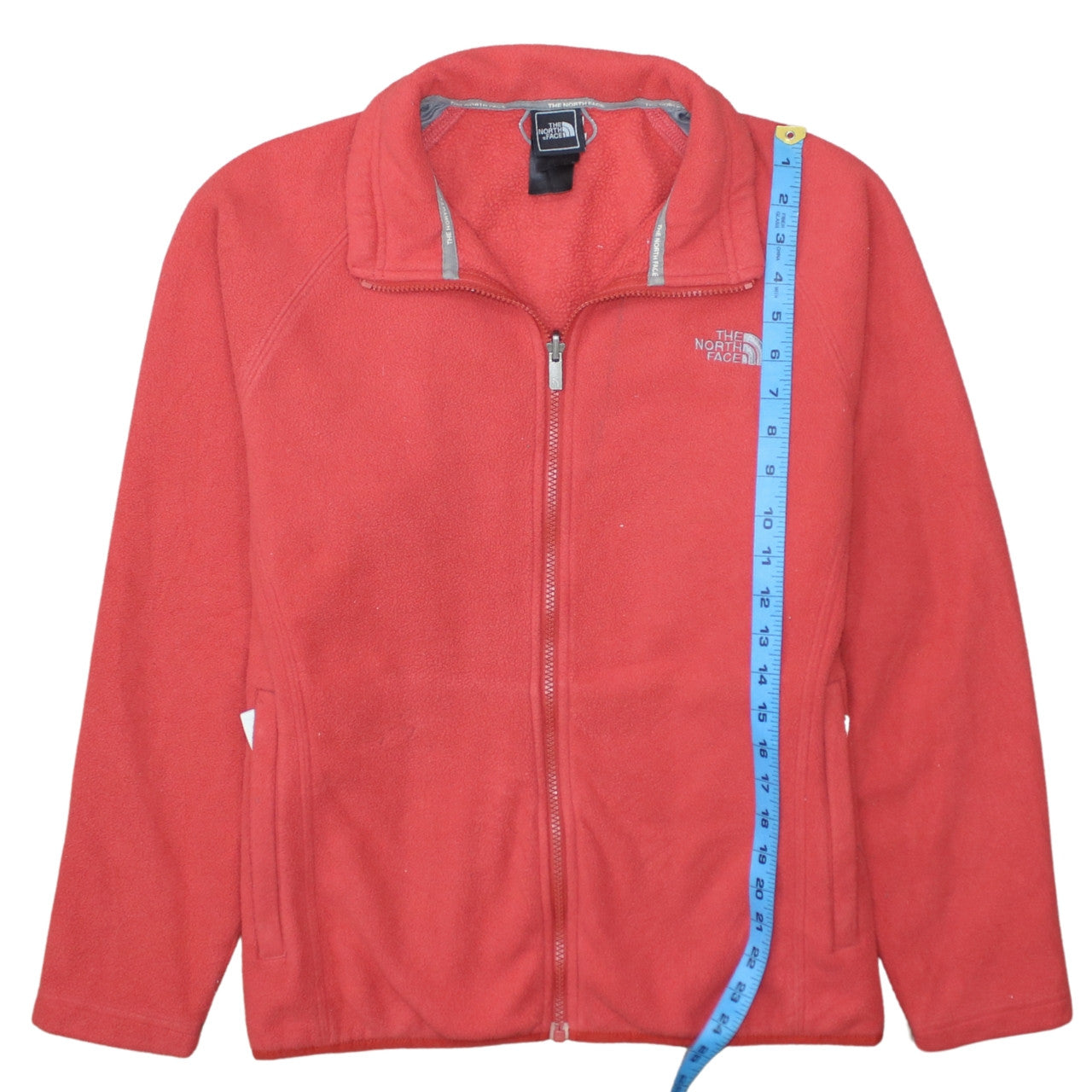 The North Face Men's Red Fleece Full Zip Outdoor Jacket Size M