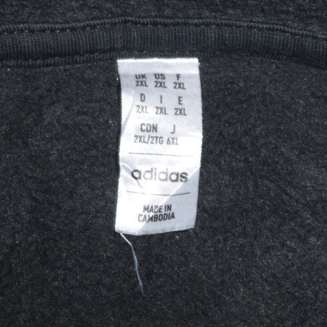 Adidas Mens Black 2XL Pullover Hoodie Sports Style