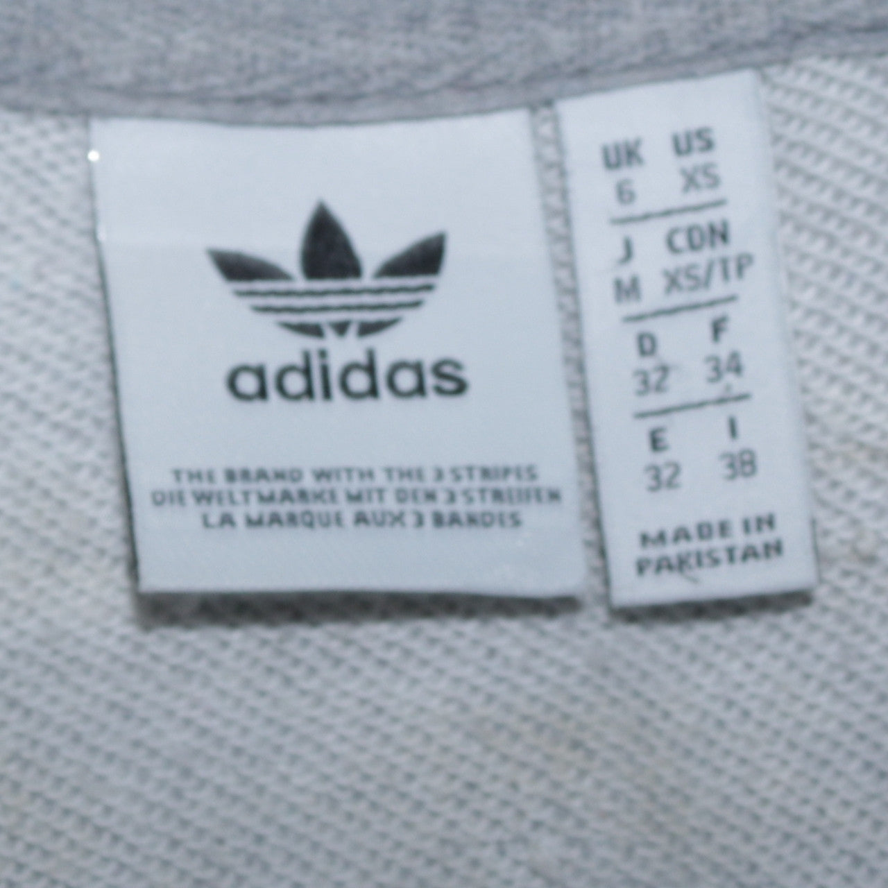 Adidas Women Grey Beige 1/2 Zip Hooded Sweatshirt Size XS UK 6