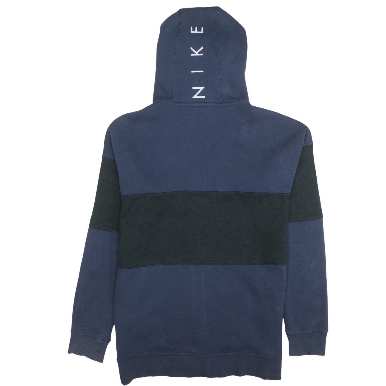 Nike Air Men's Blue Full Zip Hoodie Size M Cotton Blend