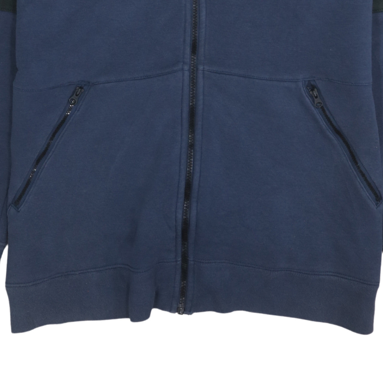 Nike Air Men's Blue Full Zip Hoodie Size M Cotton Blend
