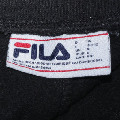 Additional view of Fila Men's Black Jogger Sweatpants S Regular Fit Cotton Blend