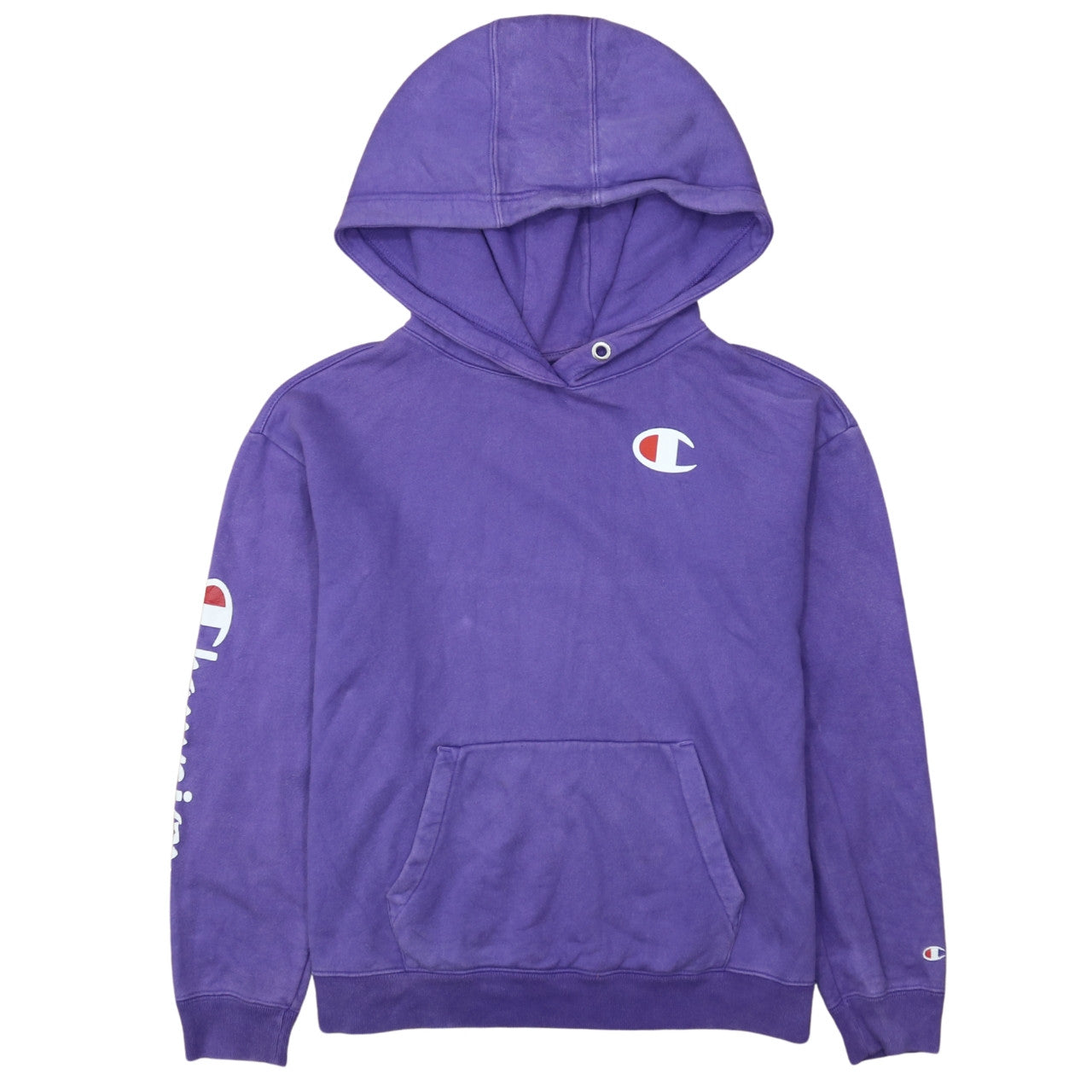 Champion JD Sports Purple Small Women's Pullover Hoodie Sweatshirt
