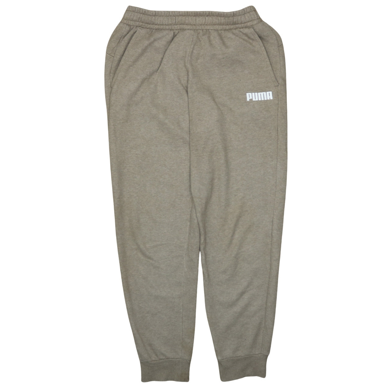 Puma Men's Grey Jogger Sweatpants M Regular Fit Activewear Trousers
