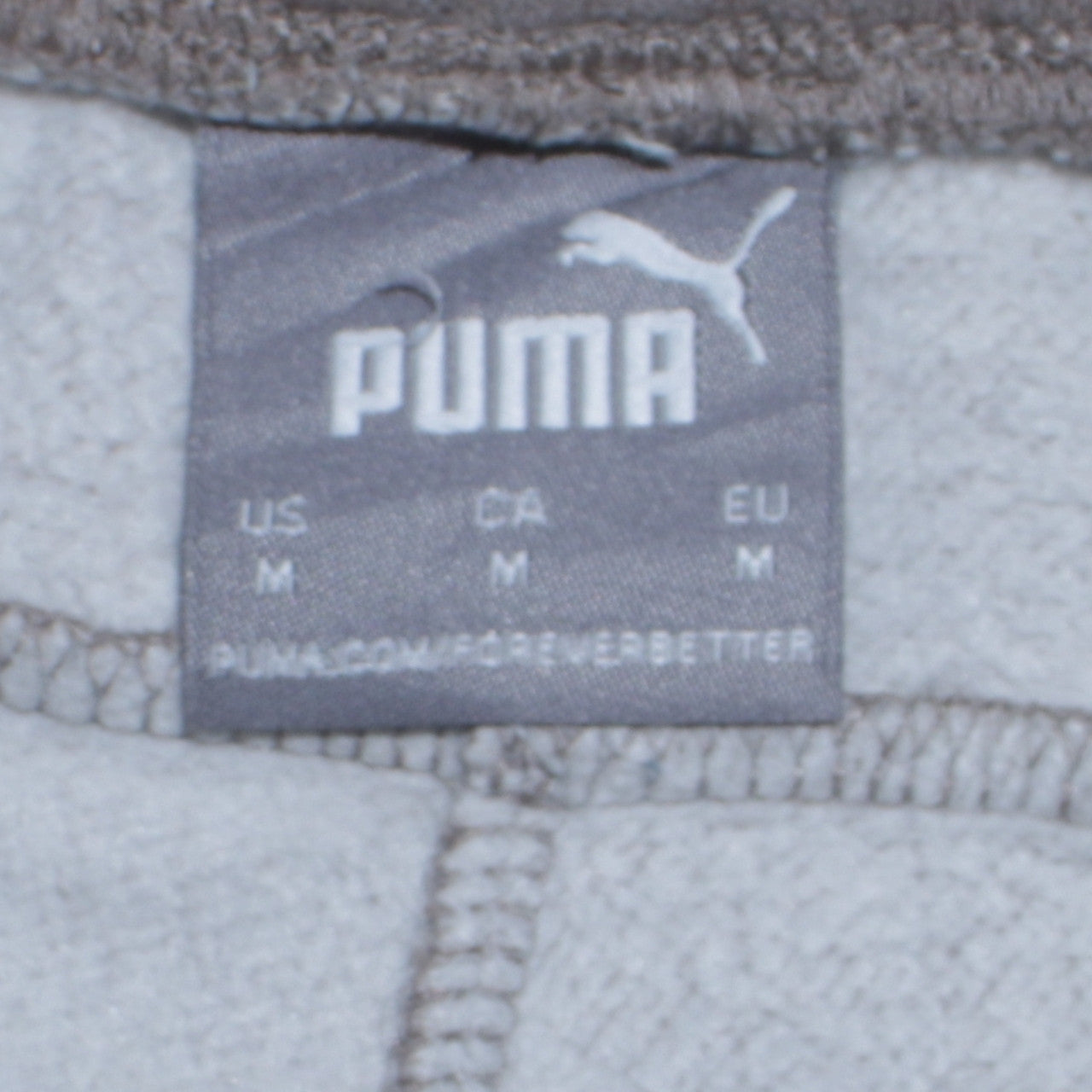 Puma Men's Grey Jogger Sweatpants M Regular Fit Activewear Trousers