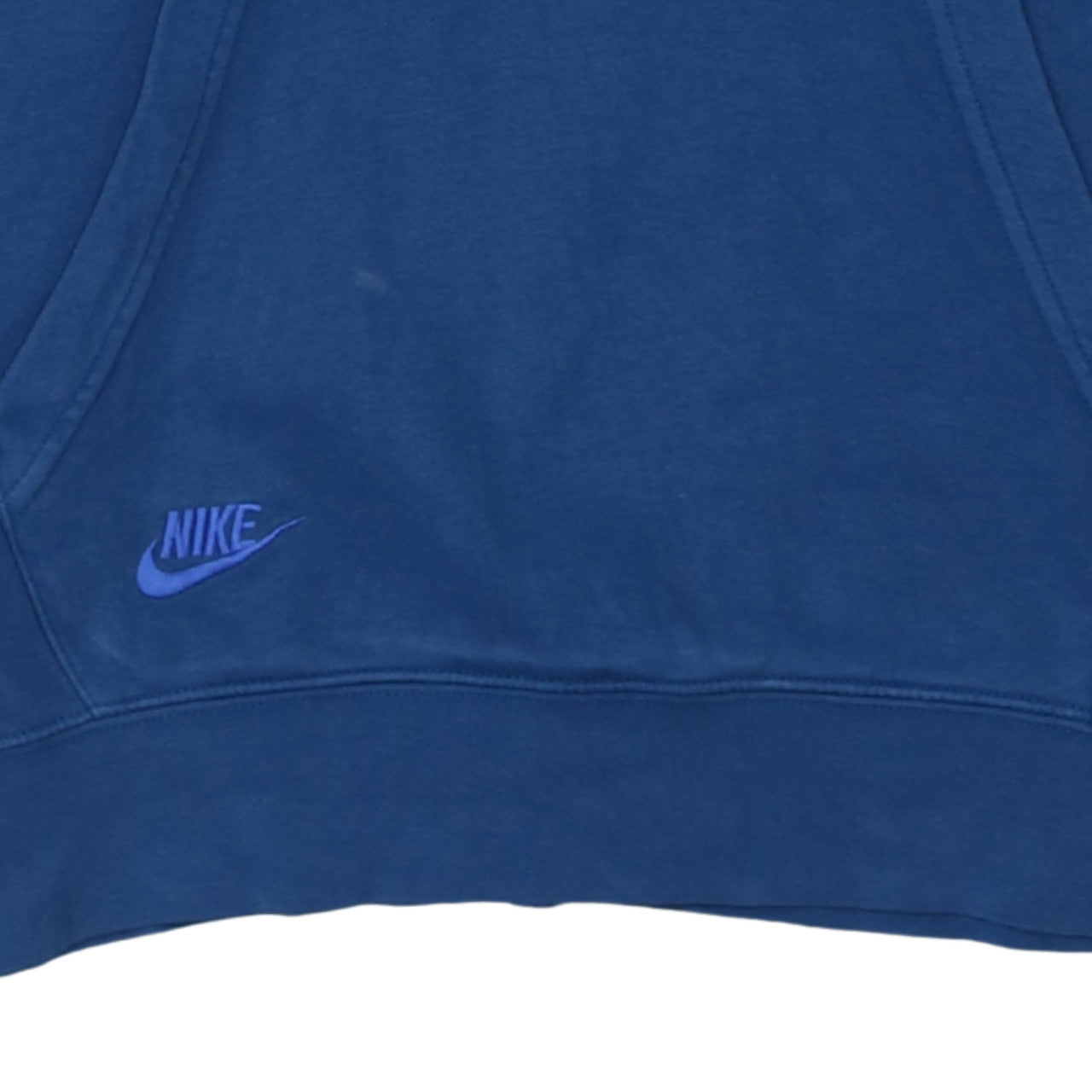 Nike Men's Blue XS Pullover Hoodie Embroidered Logo Sportswear