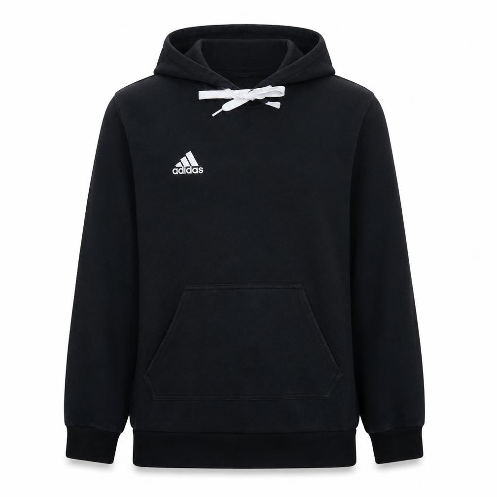 Adidas Men’s Black Pullover Hoodie M Regular Fit Sportswear