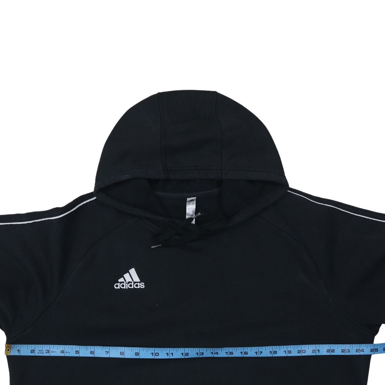 Adidas Men's Black XL Pullover Hoodie with Logo Detail