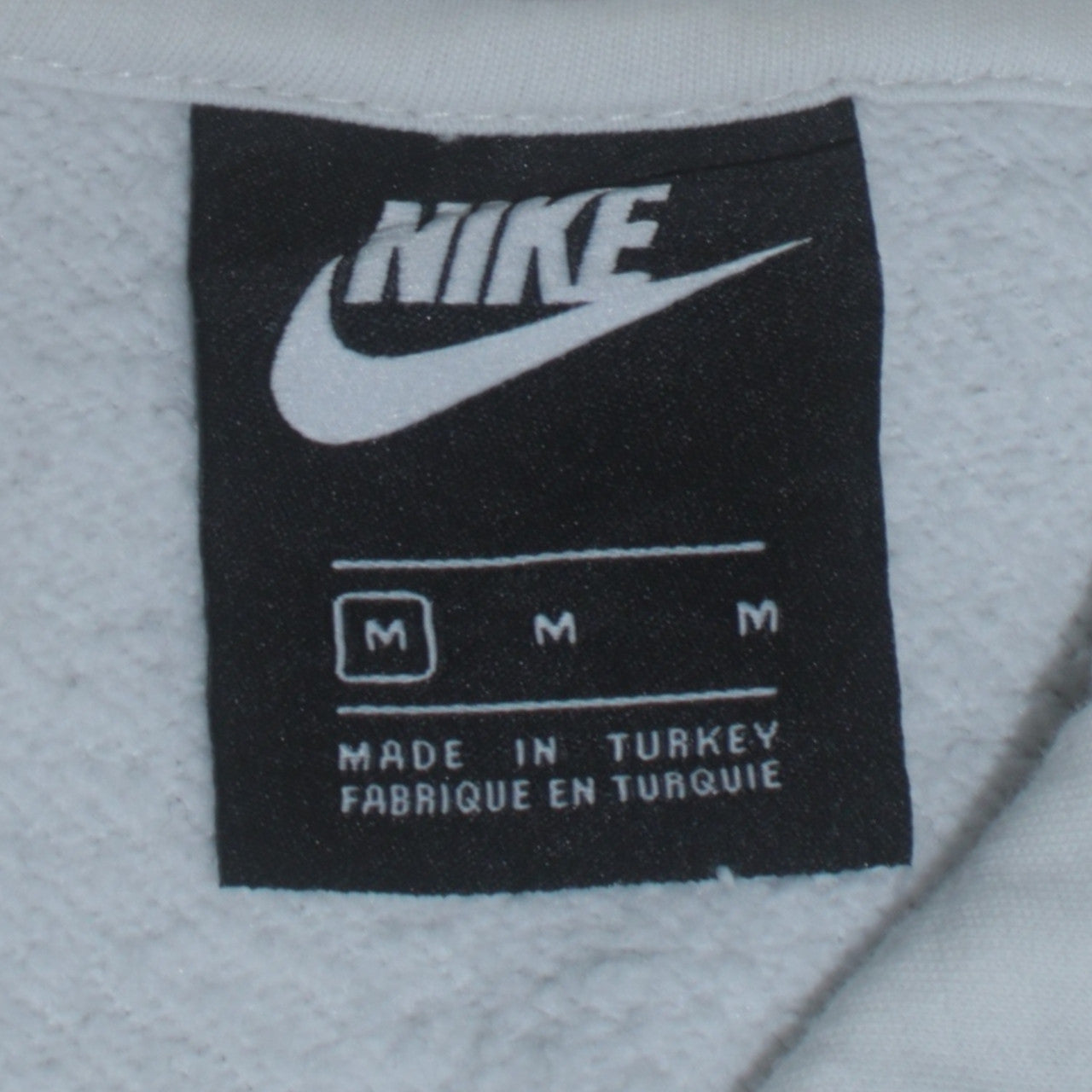 Nike Men's White Air Logo Pullover Hoodie Size M