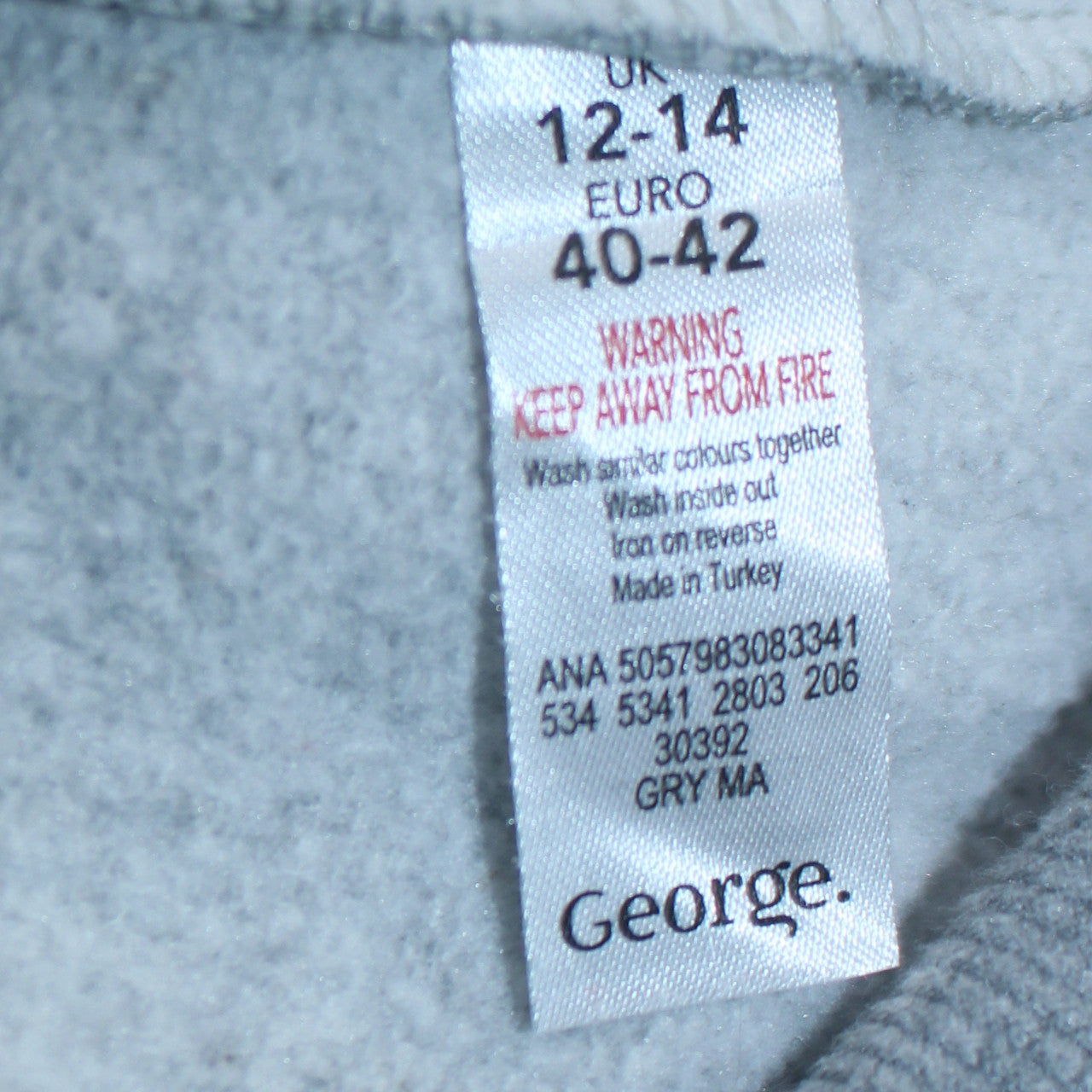 George Women Grey Coca-Cola Christmas Sequin Sweatshirt UK 12-14