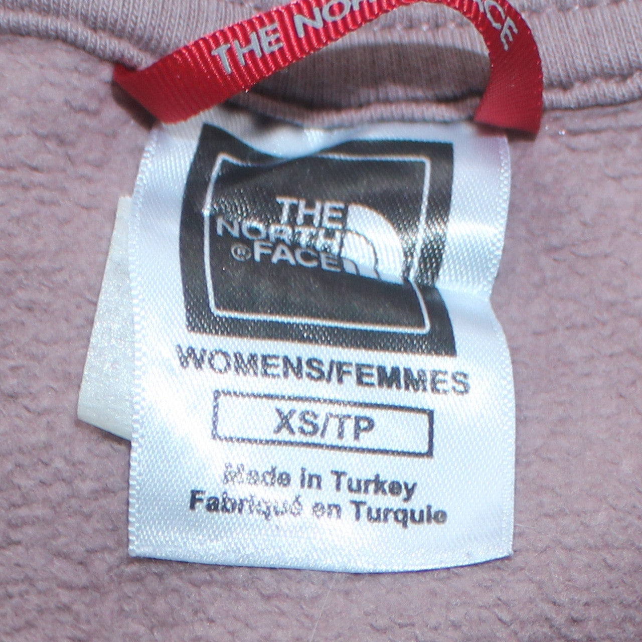 The North Face Womens Mauve Cotton Crew Neck Sweatshirt XS