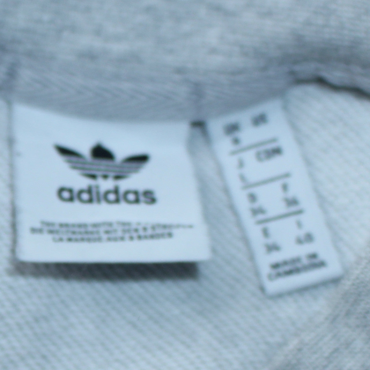 Adidas Women Grey Crew Neck Pullover Sweatshirt Size 10