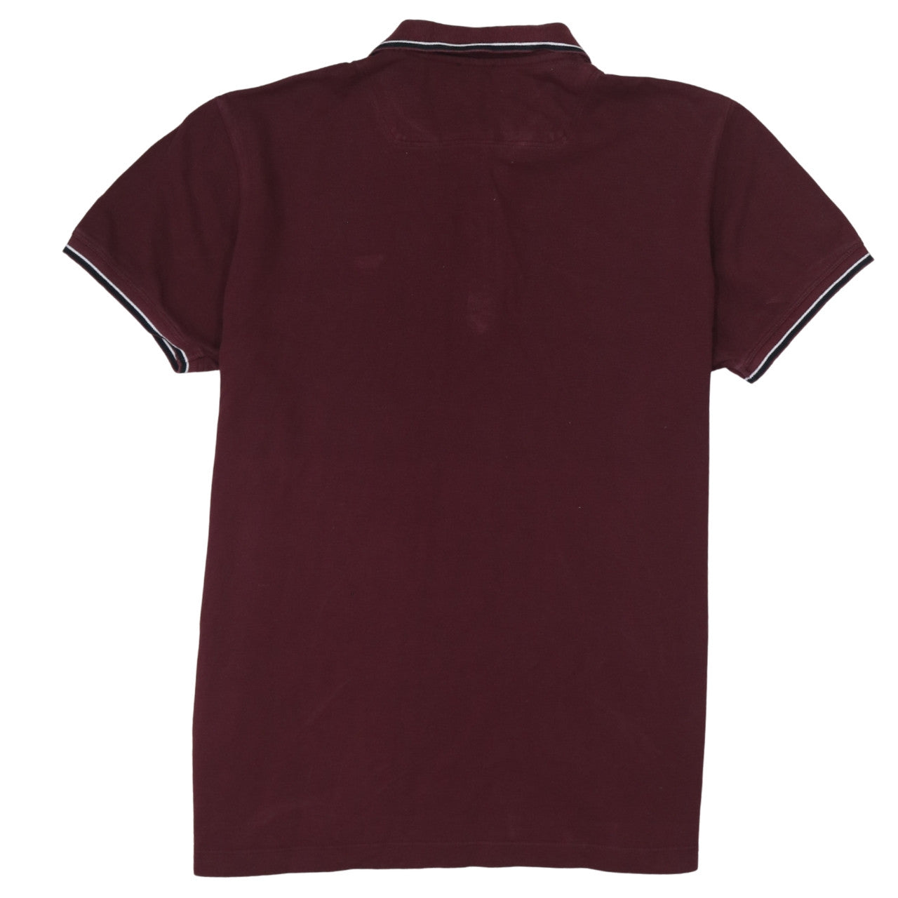 Diesel Men’s Red Cotton Polo Shirt Size L Short Sleeve Classic Fit